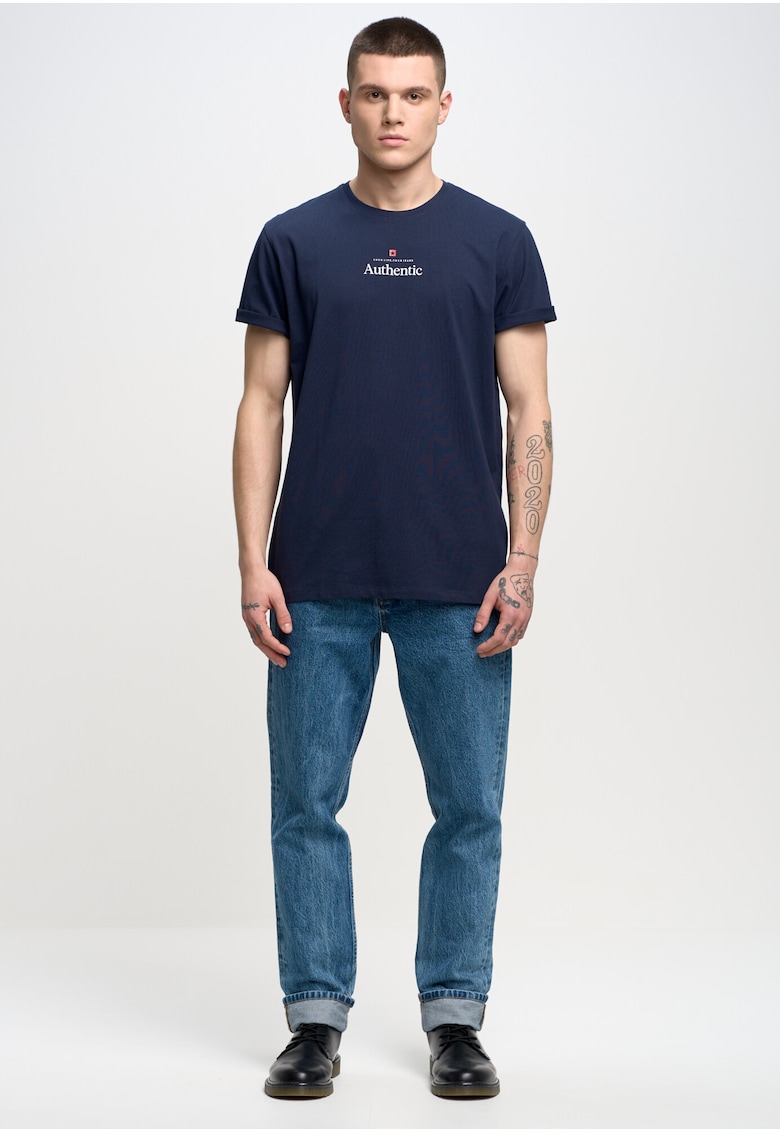 Tricou regular fit cu imprimeu text Techmunen