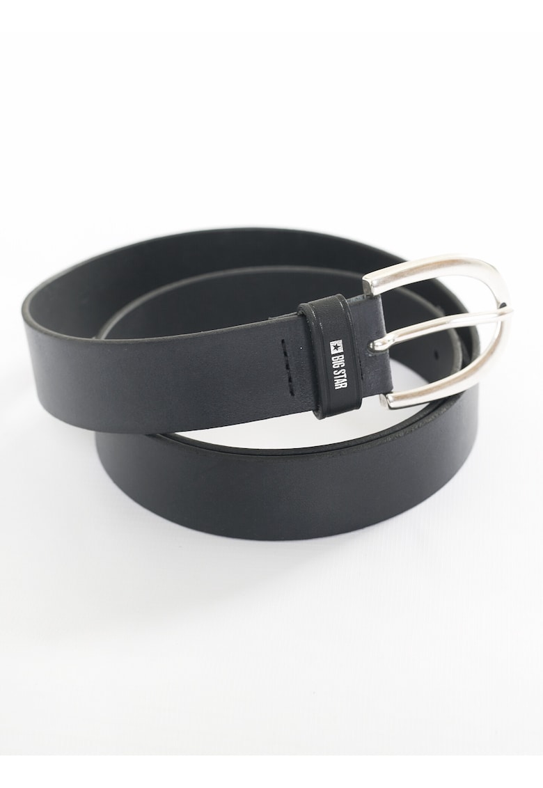 Curea din piele cu logo discret