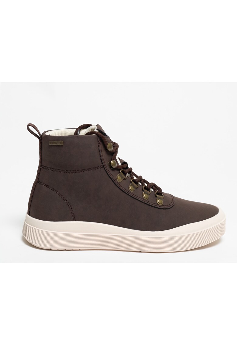 Pantofi sport din piele ecologica - Maro -