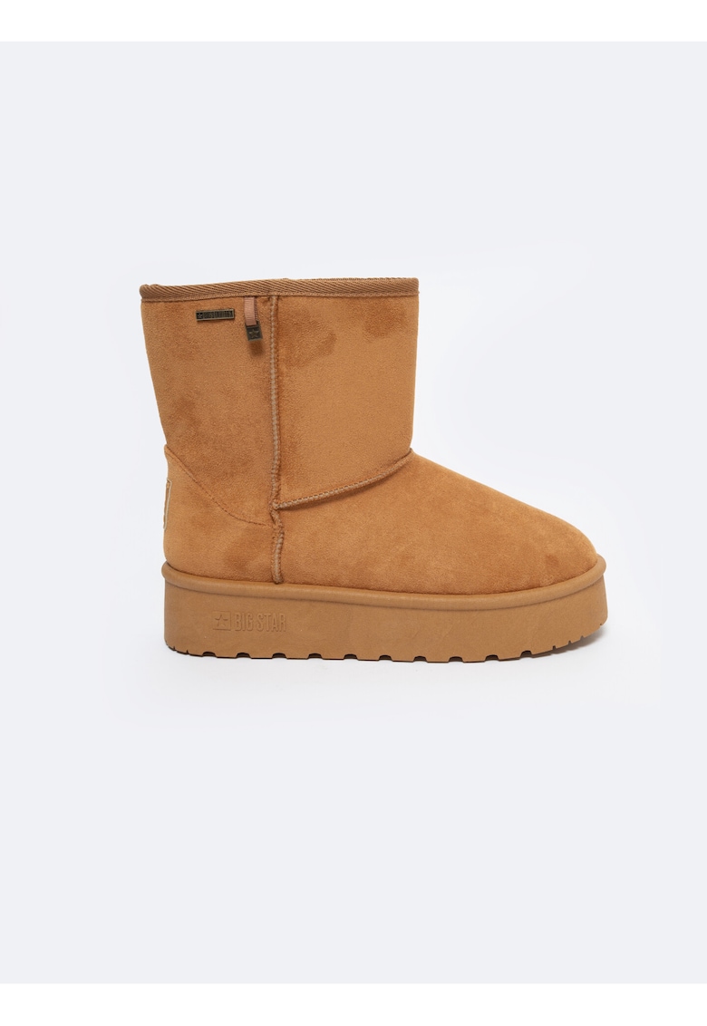 Cizme din piele intoarsa sintetica