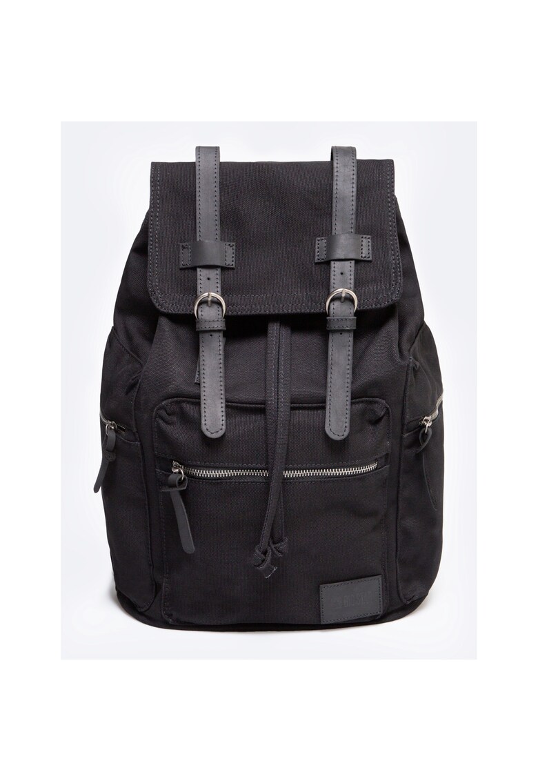 Rucsac cu garnituri din piele naturala Valdi