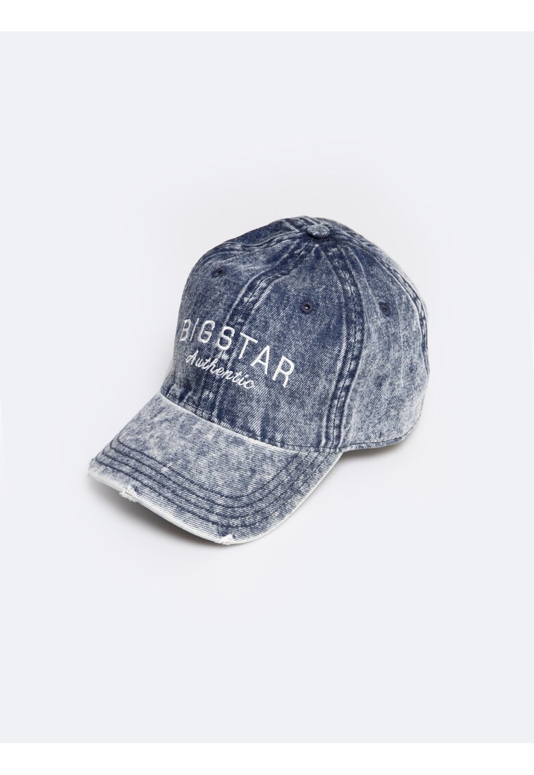 Sapca unisex din denim cu logo brodat