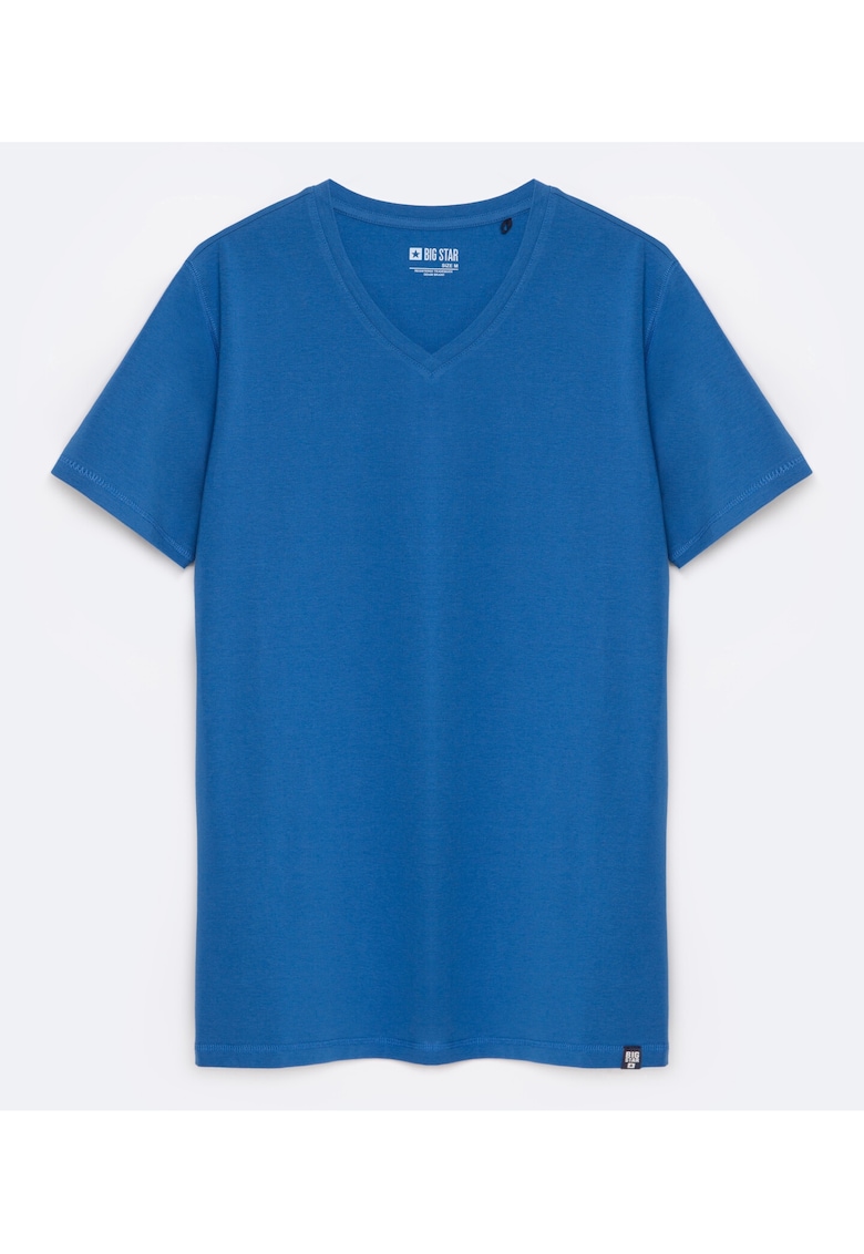 Tricou Uni cu decolteu in V Irtos