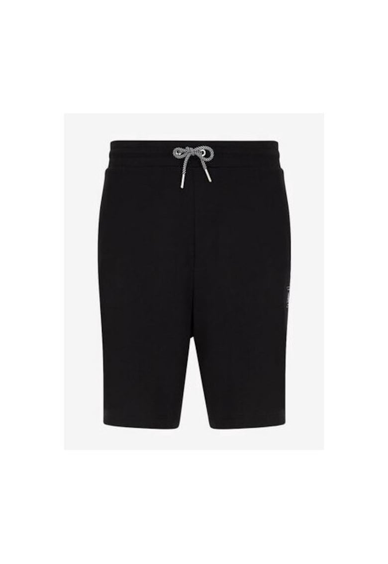 Armani Exchange Pantaloni Scurti Din Bumbac Cu Elastic In Talie -