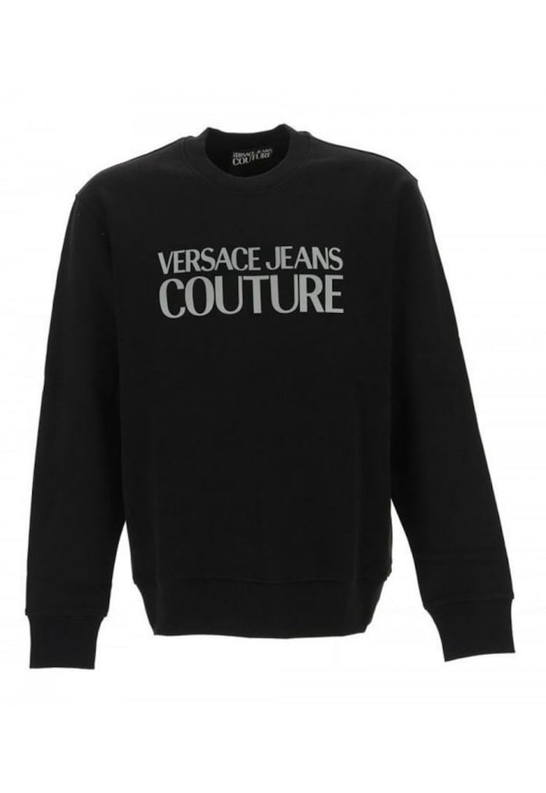 Versace Jeans Bluza barbati - Bumbac - Negru/Gri - Negru