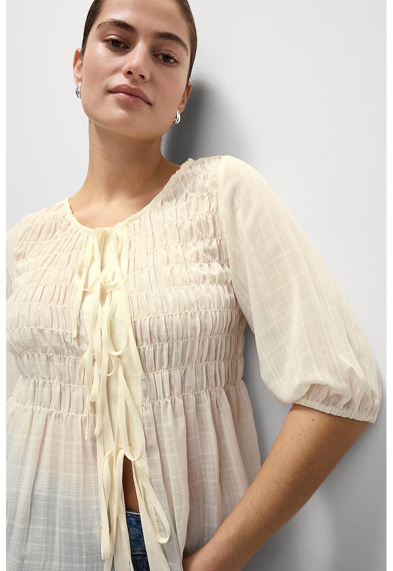 Bluza cu insertie elastica
