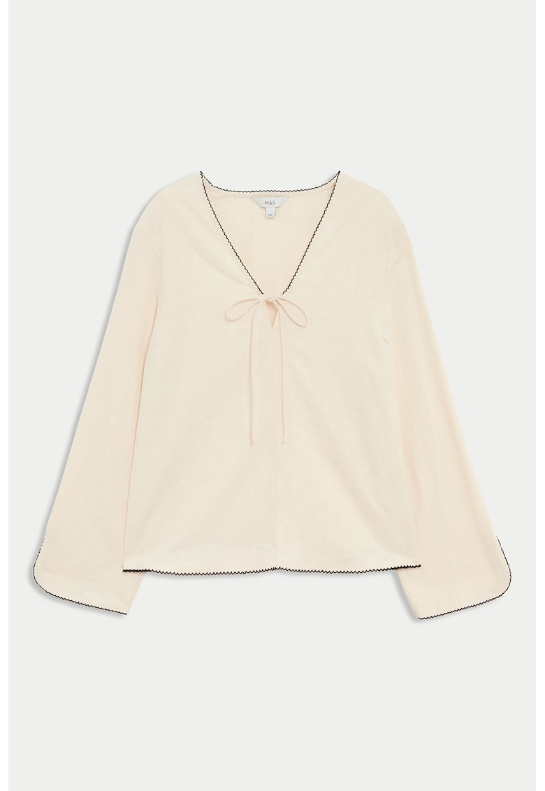 Bluza lejera cu decolteu in V