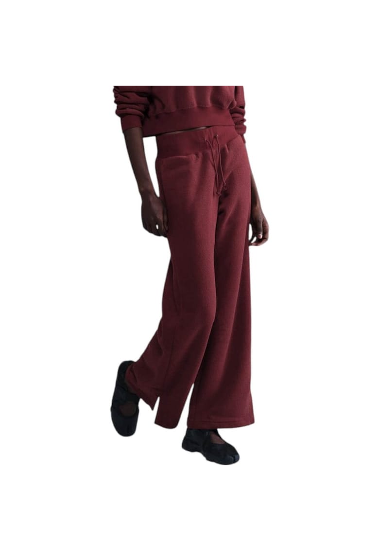 Pantaloni Phoenix Plush Wide Rosu