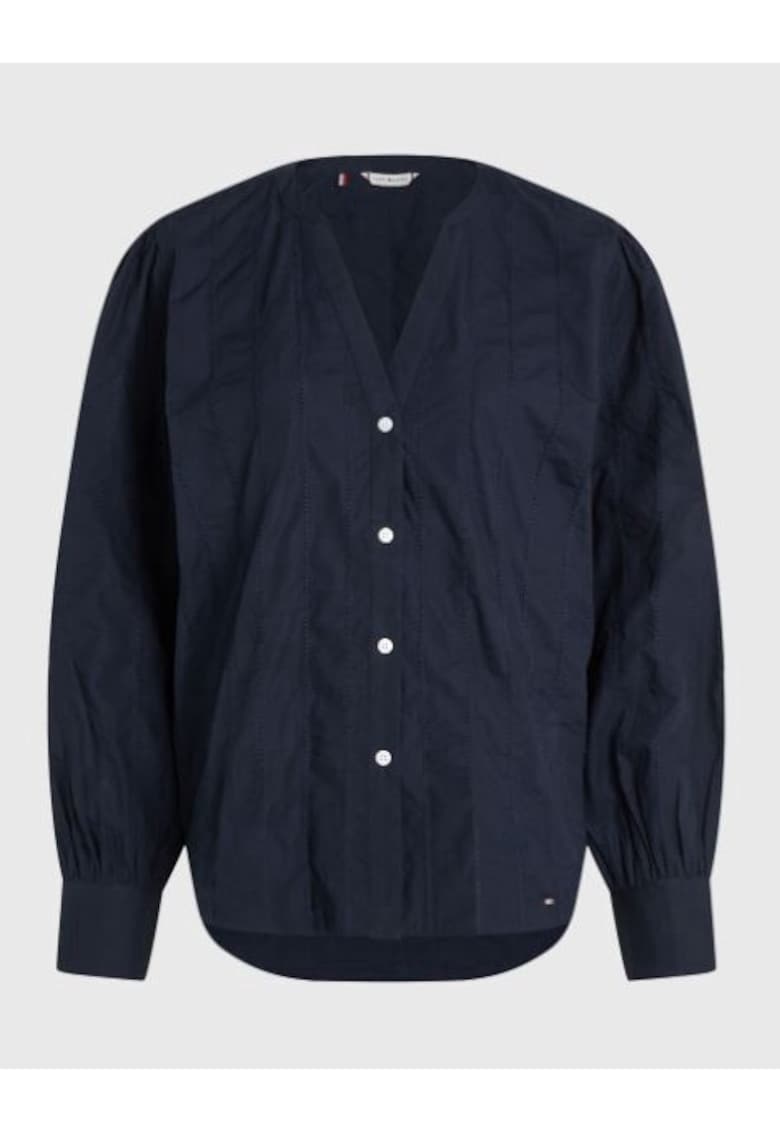 Tommy Hilfiger Camasa din bumbac in V