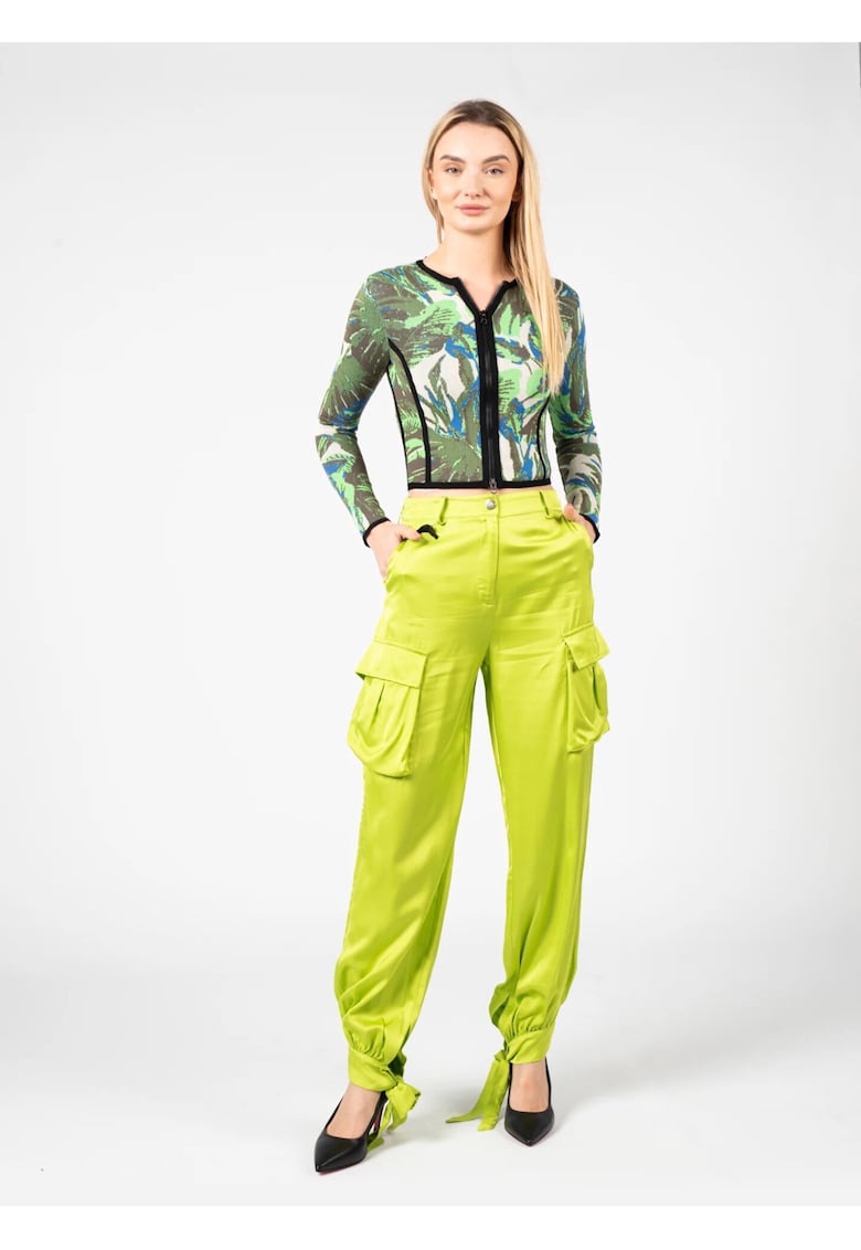 Cardigan cu imprimeu abstract – Cardigan cu imprimeu abstract –