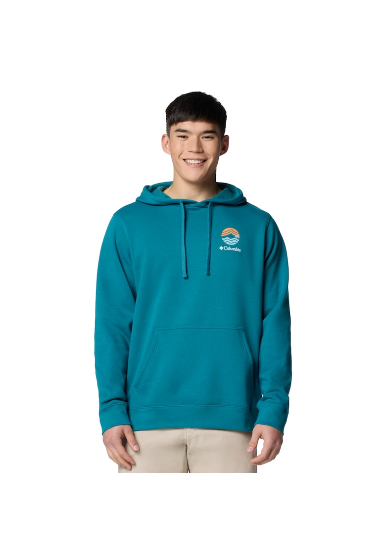 Columbia Hanorac - Columbia Trek Graphic Hoodie 201849 - Verde