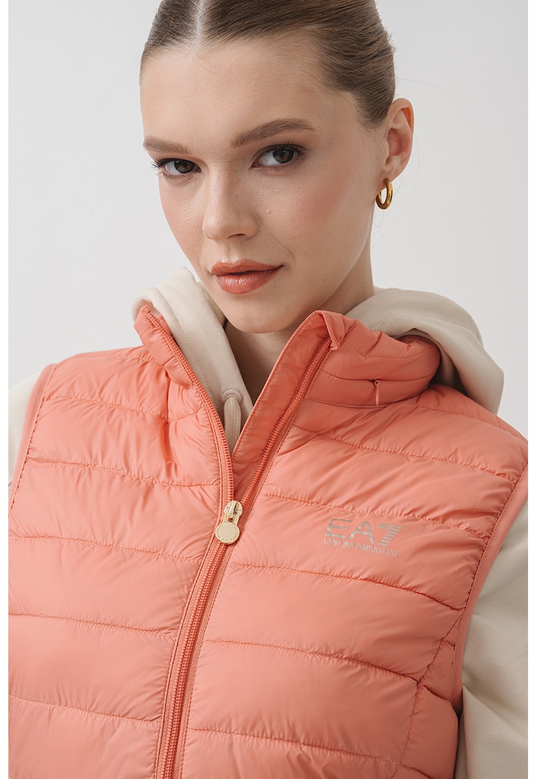 Vesta slim fit cu buzunare laterale