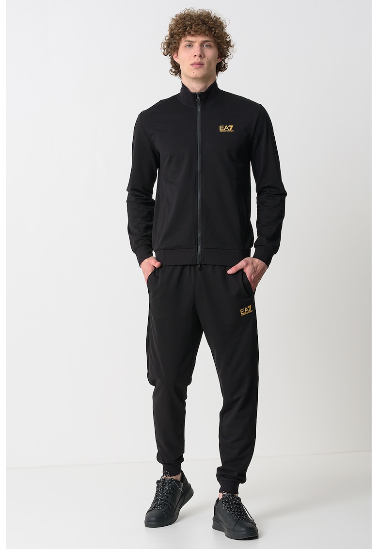 Trening din bumbac cu fermoar