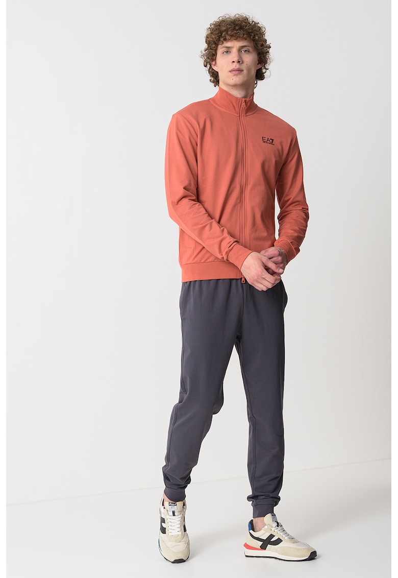 Trening din bumbac cu fermoar