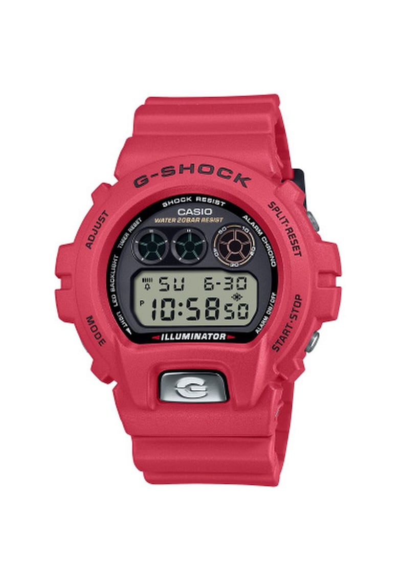 Ceas sportiv G-SHOCK DW-6900TR-4ER - rosu - quartz - rezistent la apa 20 ATM - dimensiuni 50x50mm - set cu certificat de autenticitate