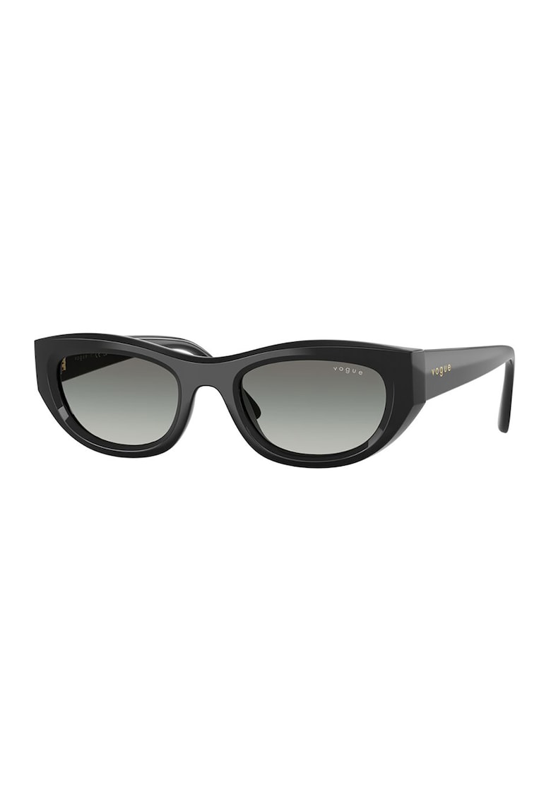 Ochelari de soare cat-eye cu lentile polarizate - Negru