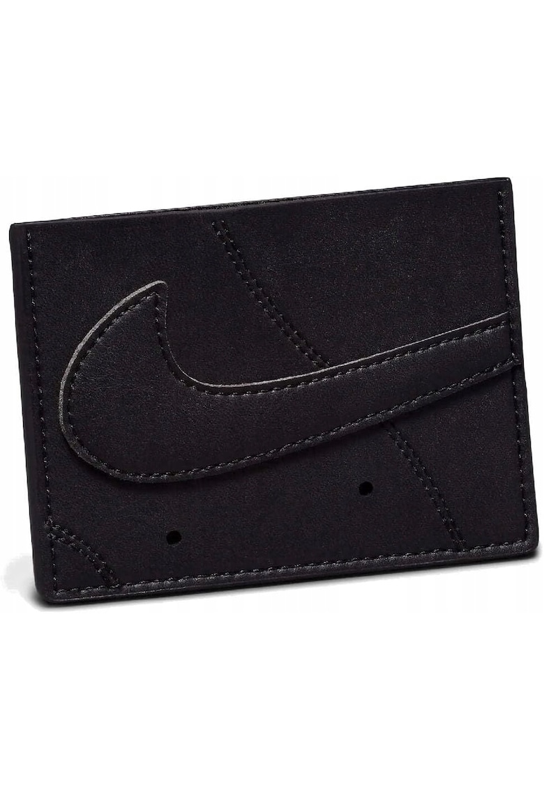 Portofel barbati Air Force 1 - poliuretan/poliester - 12x8.5x0. - compartimente pentru carduri si bani - Negru