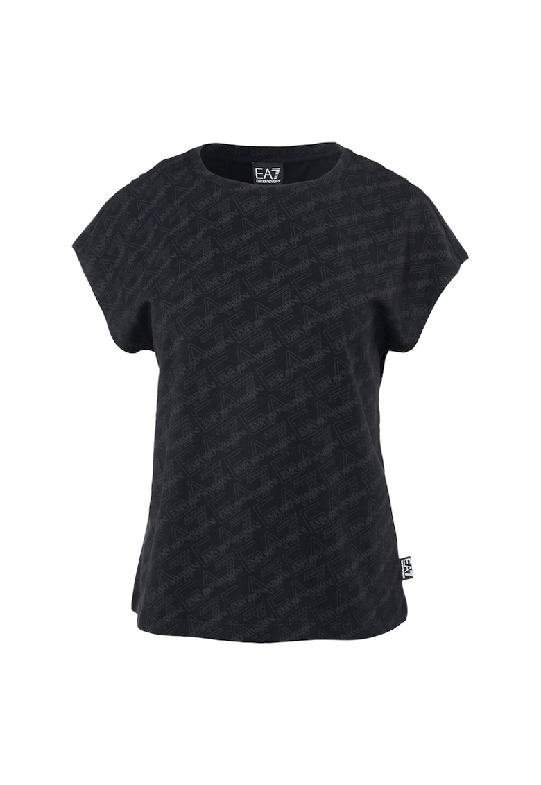 Tricou pentru Femei - w tee ss allover - 3DTT04-TJUBZ-1200 - Negru