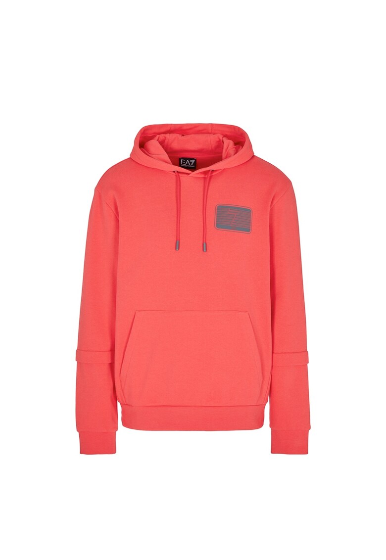 Hanorac pentru Drumetie - 3RPM51-PJEQZ-1480 - Portocaliu - Portocaliu