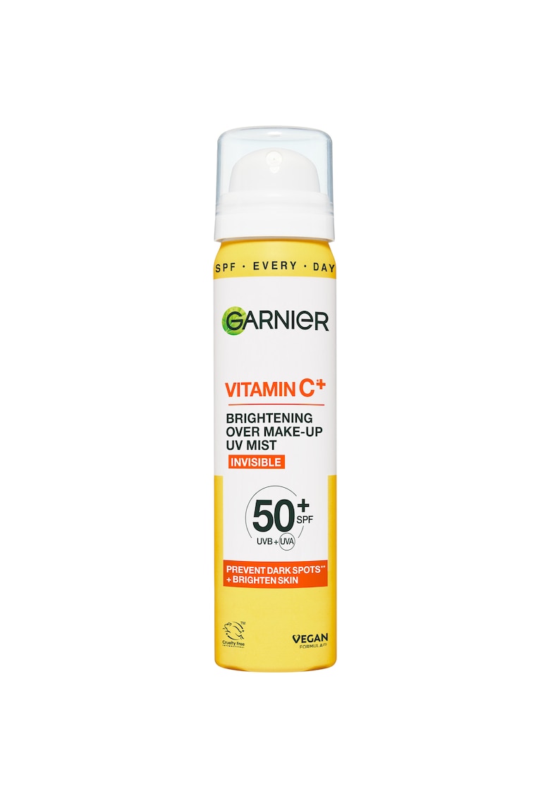 Spray cu aplicare peste machiaj Vitamin C cu efect de iluminare SPF 50+ 75 ml