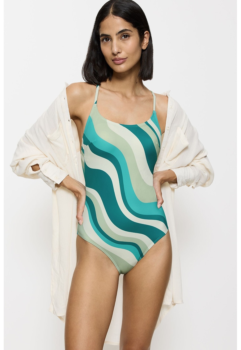 Costum Summer turcoaz bej