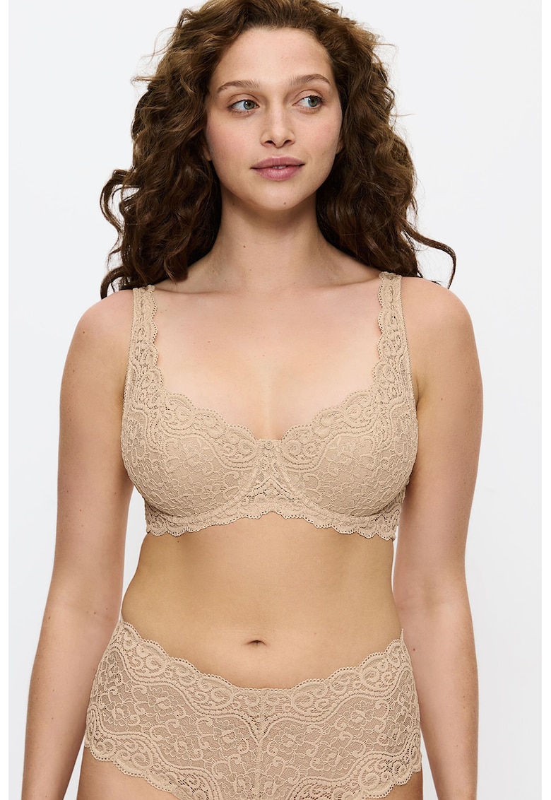 AMOURETTE WHP Sutien buretat roz - Bej