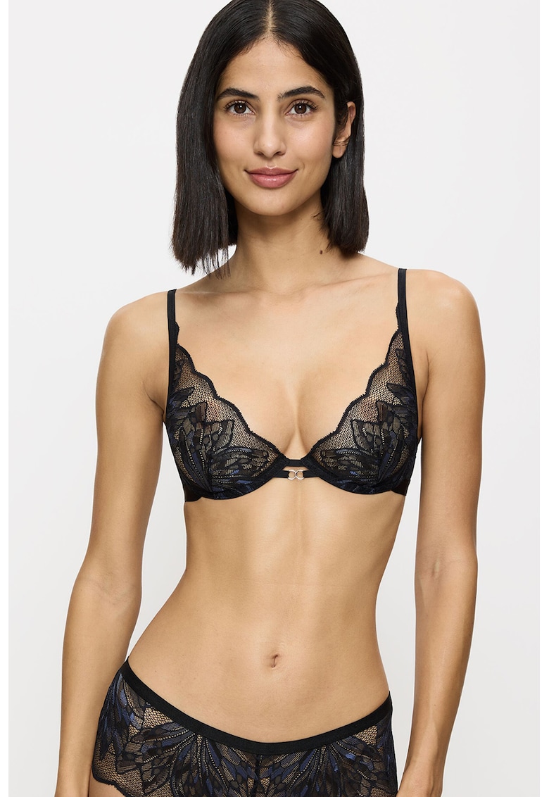 CRAZY STUPID LOVE Sutien din dantela cu armatura negru