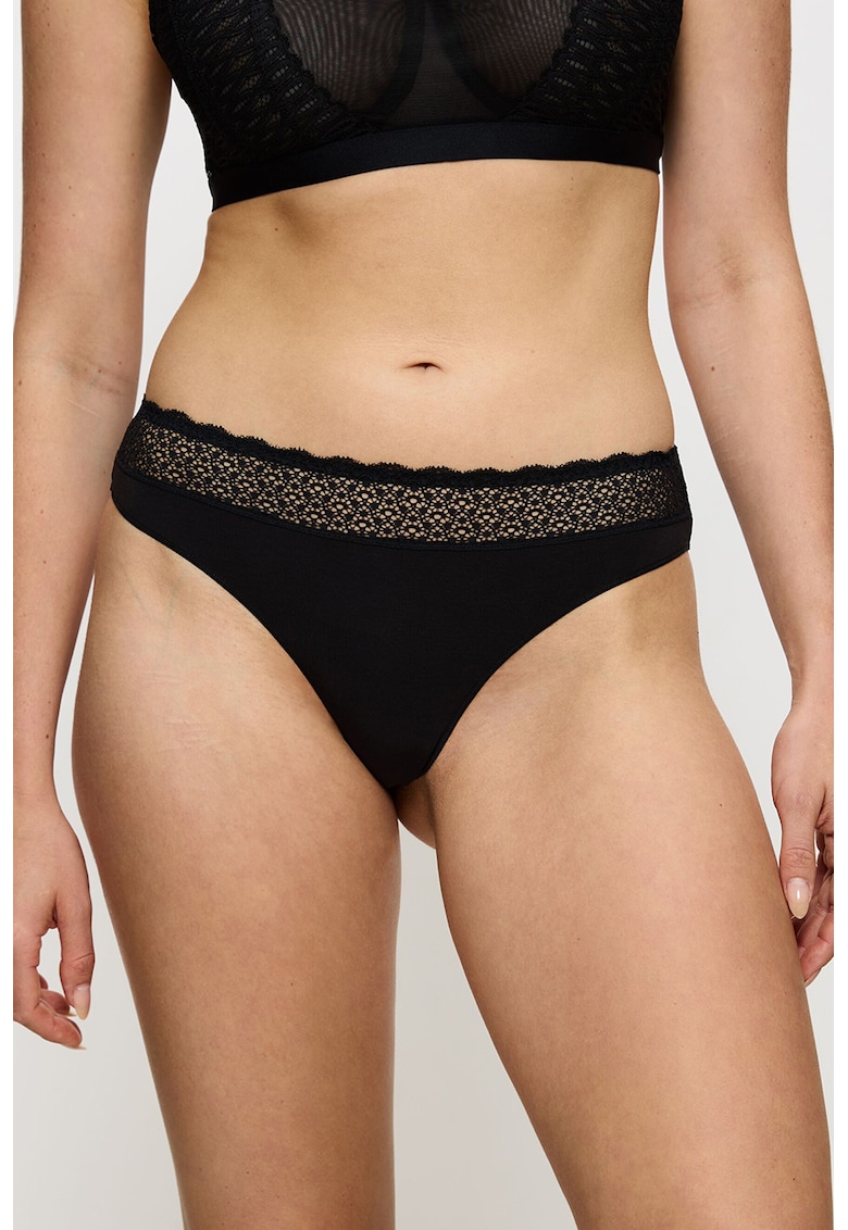 Chiloti tanga din amestec de modal Feel