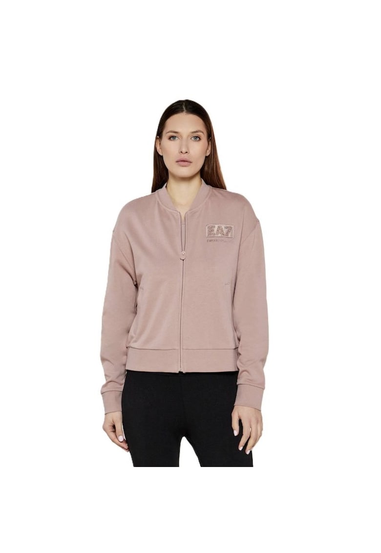 Bluza cu fermoar  W T-TOP FZ CRYSTAL-7W000178-AF12473-U4079