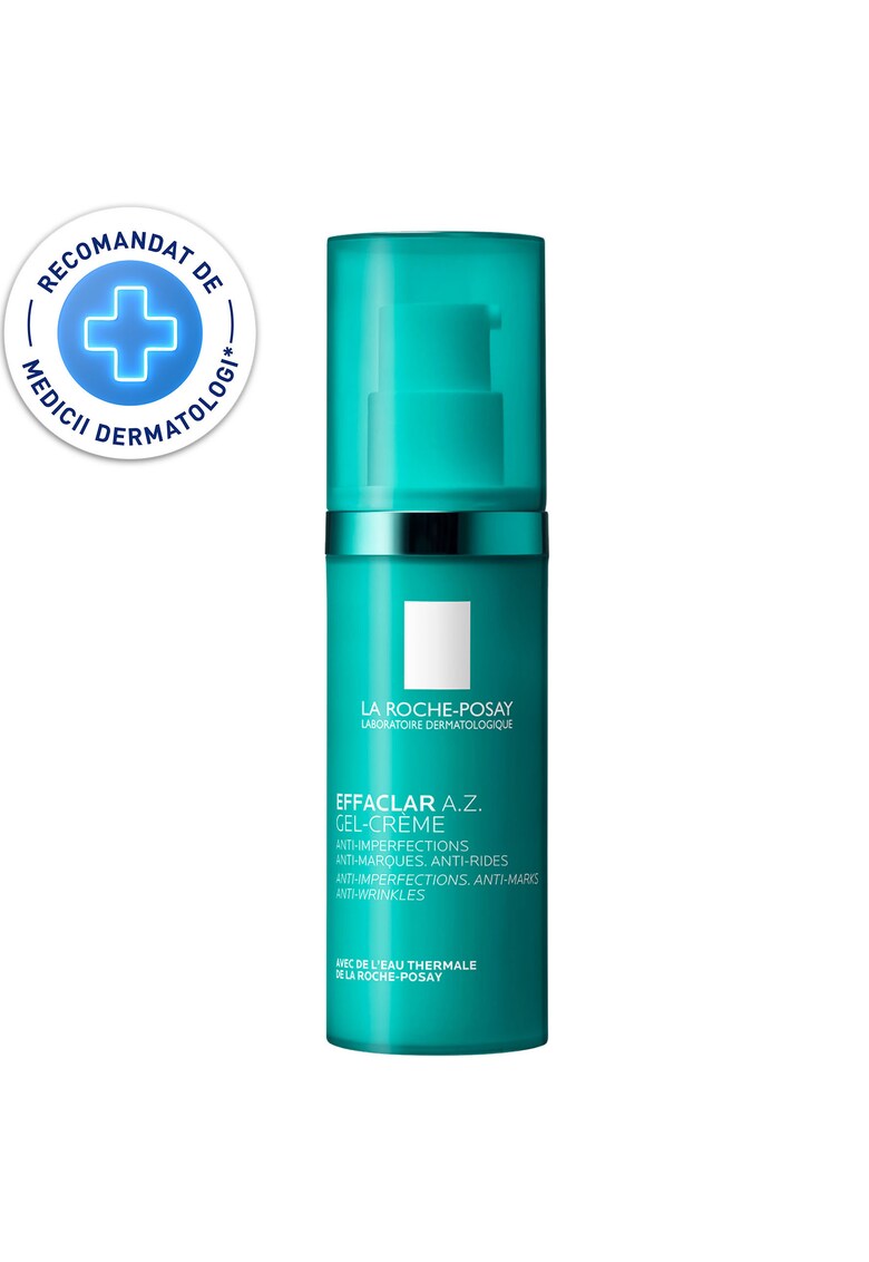 Gel crema cu o textura usoara si o eficacitate dubla asupra imperfectiunilor si semnelor de imbatranire  Effaclar A.Z. 40 ml