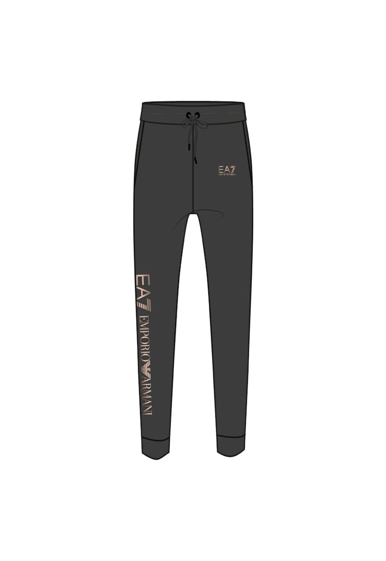 Pantaloni  pentru Femei - w pants ch extended logo br - 6DTP62-TJZEZ-0210 - Negru