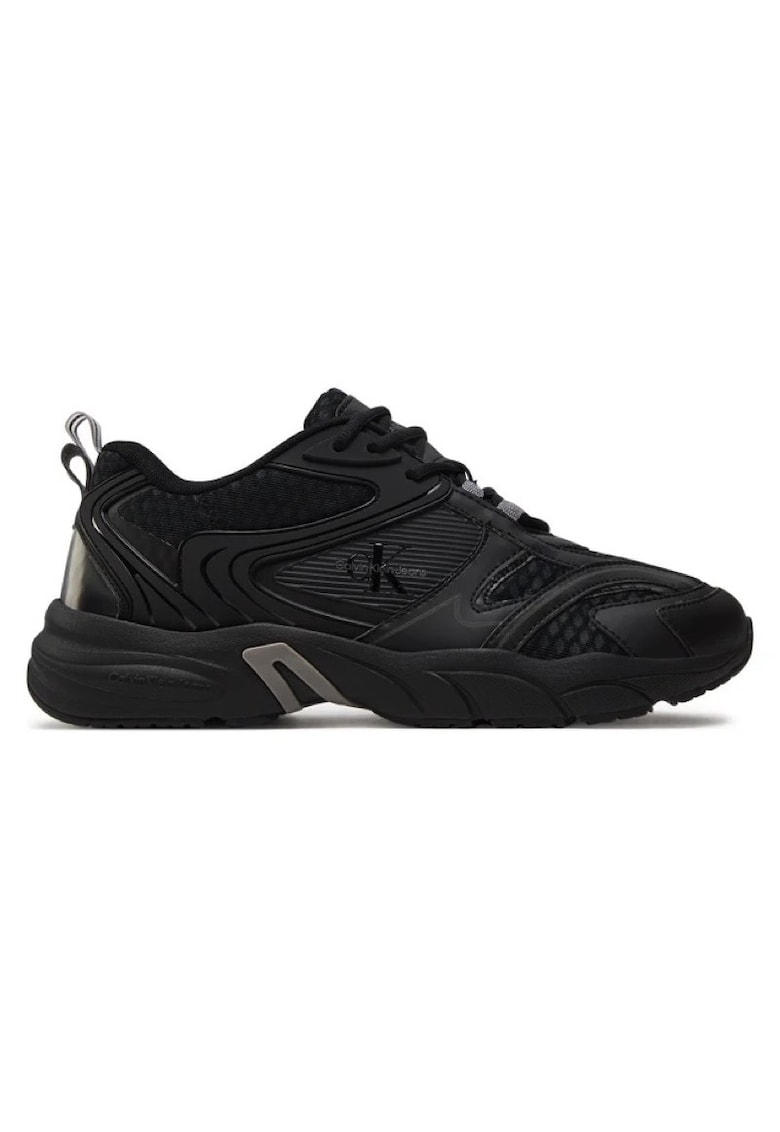Pantofi sport pentru Barbati - retro tennis low mix ml met - YM0YM00931-0GT - Negru - Negru