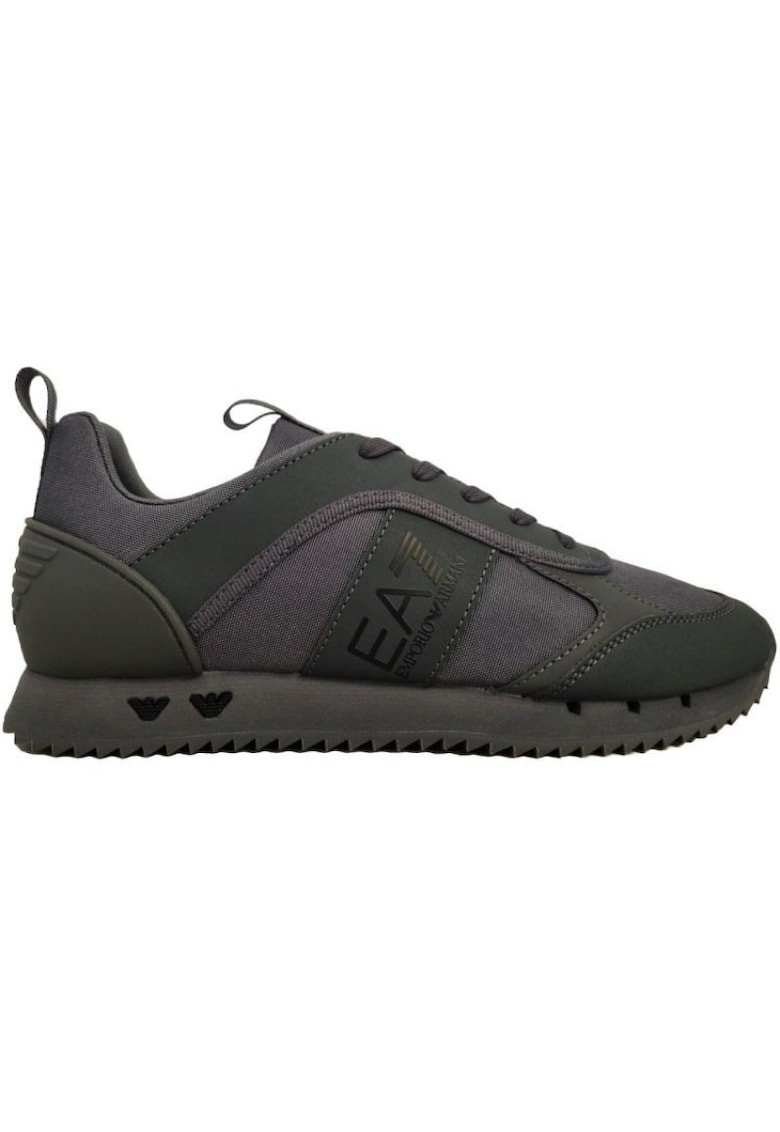 Pantofi sport pentru Barbati - Black White Cordura - X8X027-XK219-Q748 - Gri - Gri