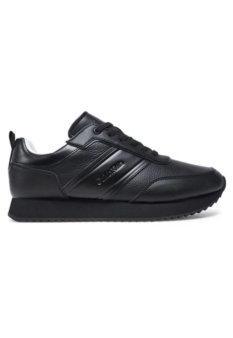 Pantofi sport pentru Barbati - low top lace up logo lth - HM0HM01654-0GJ - Negru - Negru
