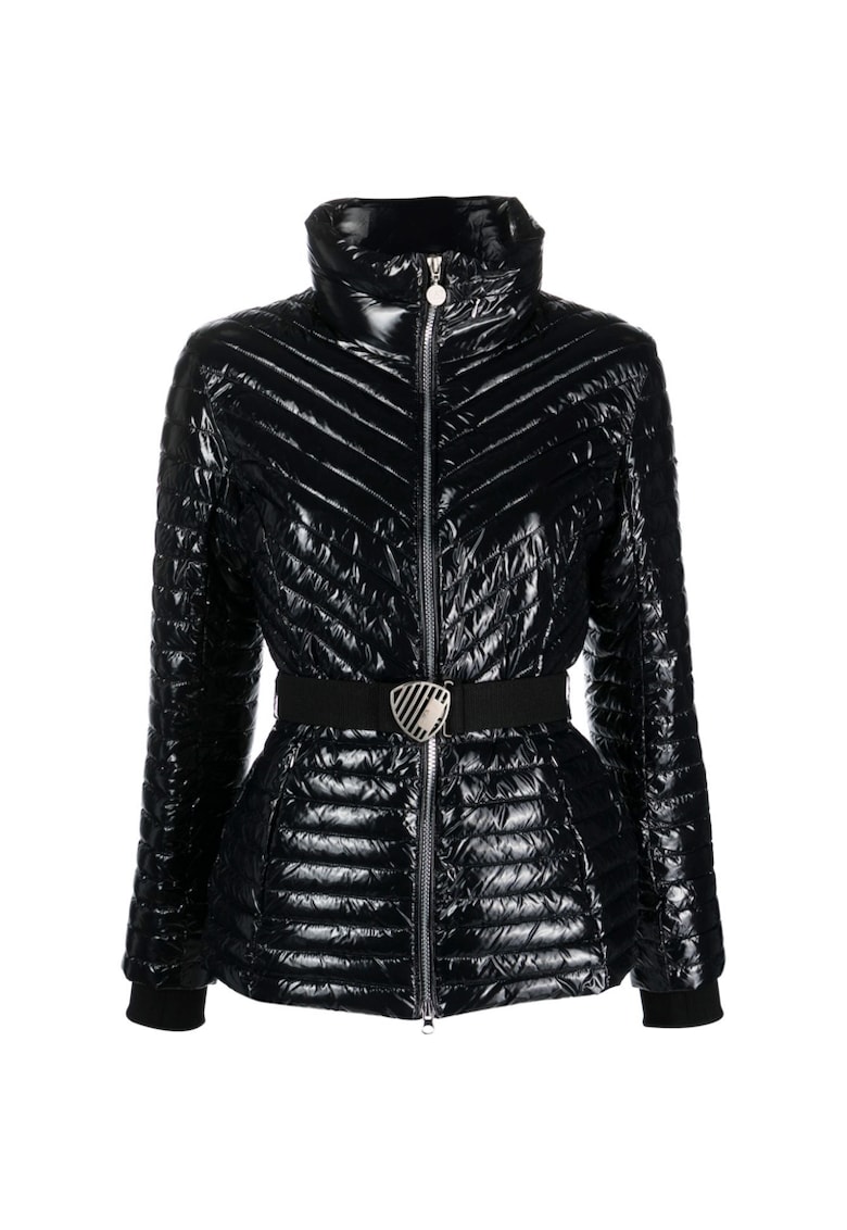 Geaca  pentru Femei - w jacket medium padded belt - 6RTB12-TNEQZ-1200 - Negru