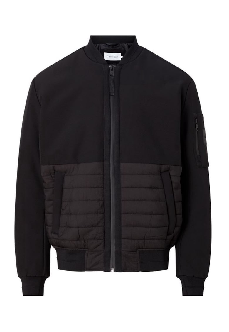 Calvin Klein Jacheta - Poliamida - Negru - Negru