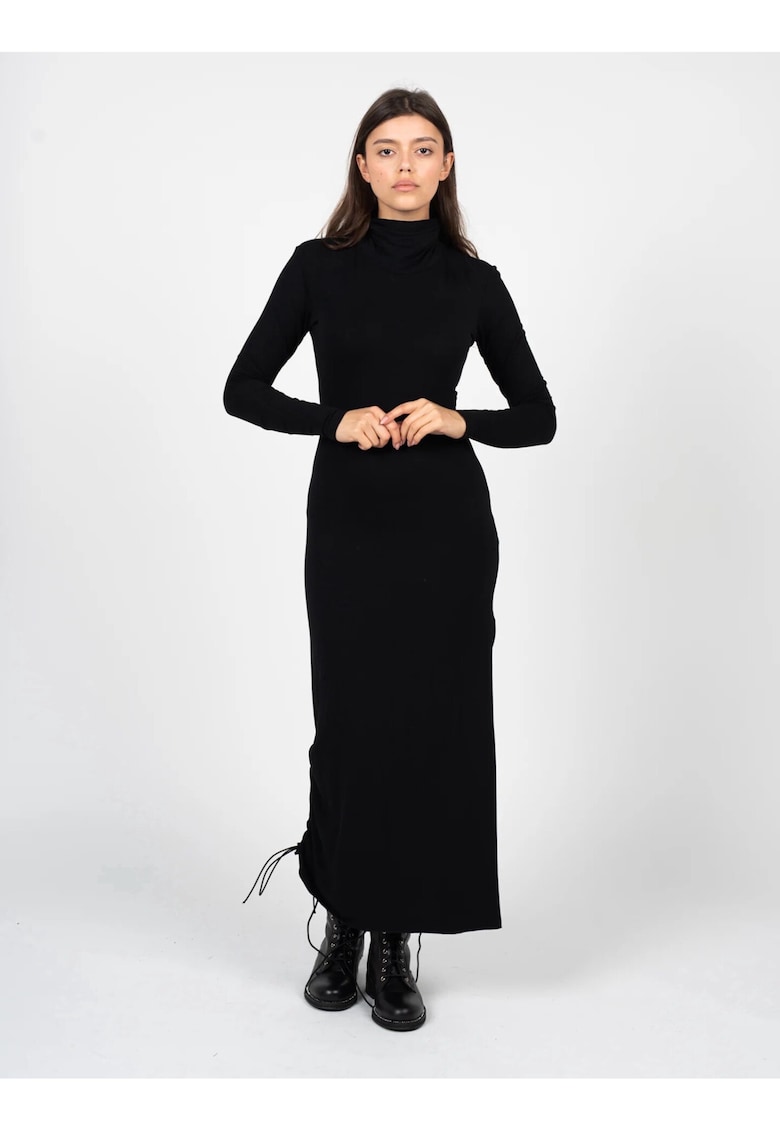 La Haine Inside Us Rochie uni cu slit lateral -