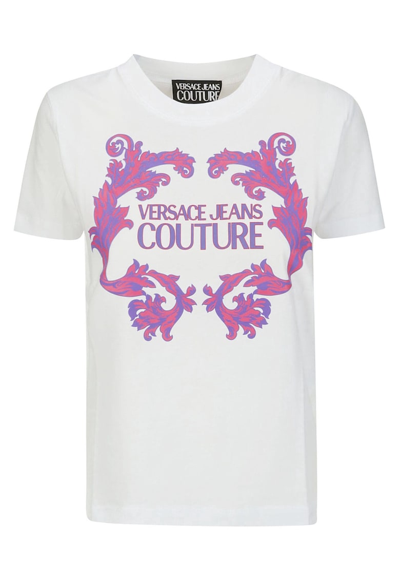 Versace Jeans Tricou cu imprimeu 76HAHG02 CJ00G 003