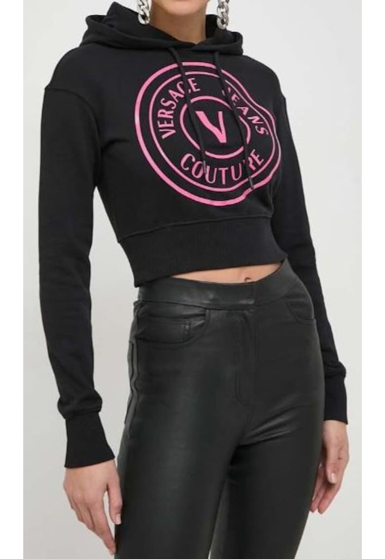 Versace Jeans Hanorac slim fit din bumbac