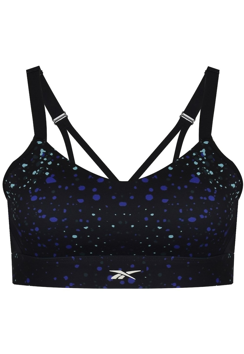 Bustiera sport neagra - poliester - pentru femei - Negru