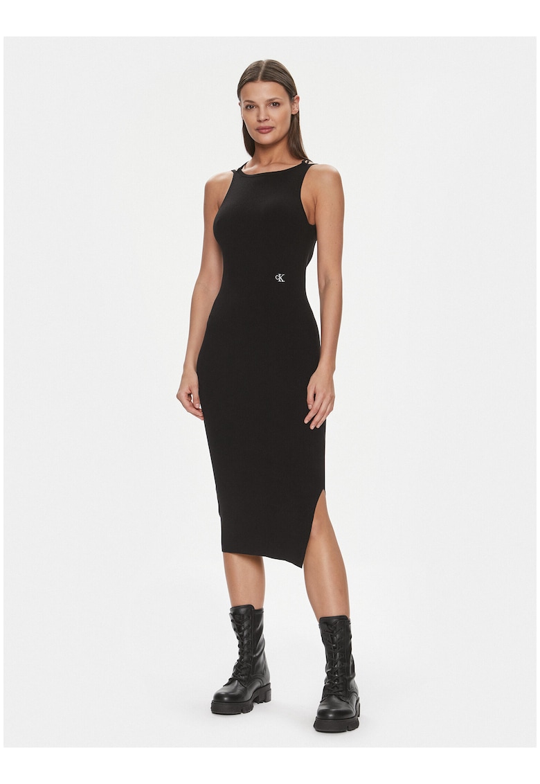 Rochie din amestec de lyocell J20J223050 BEH