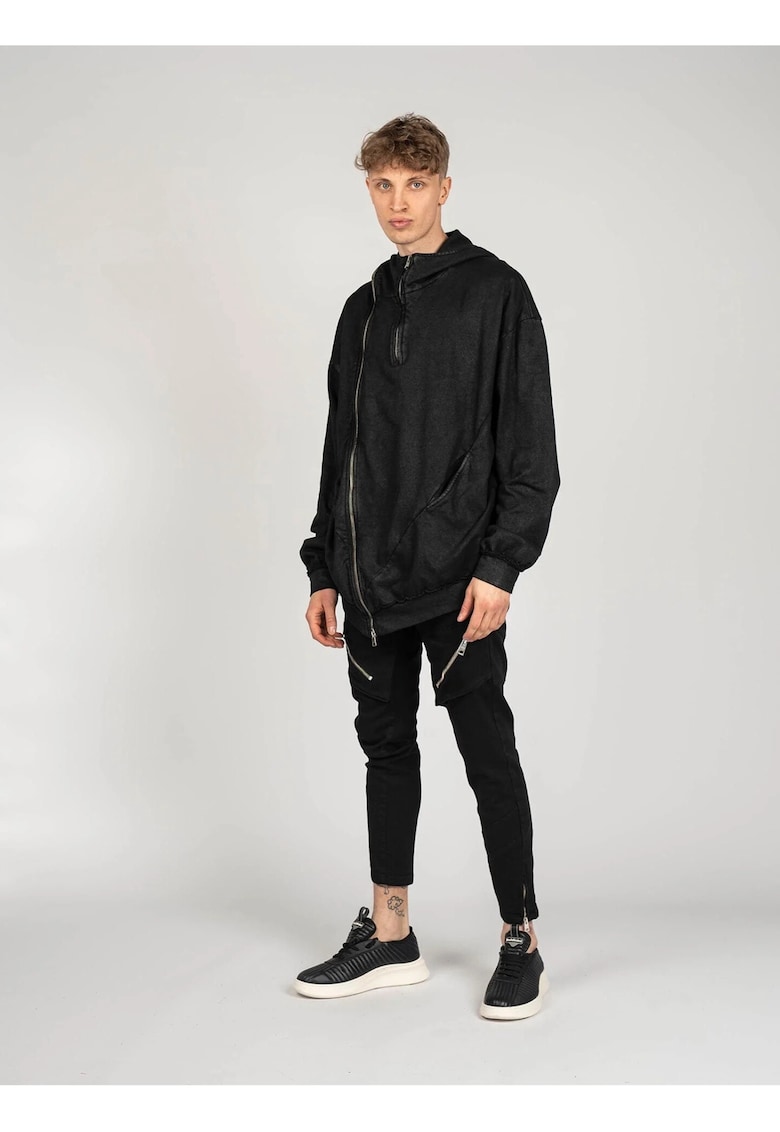 La Haine Inside Us Hanorac oversize cu croiala asimetrica Flux -