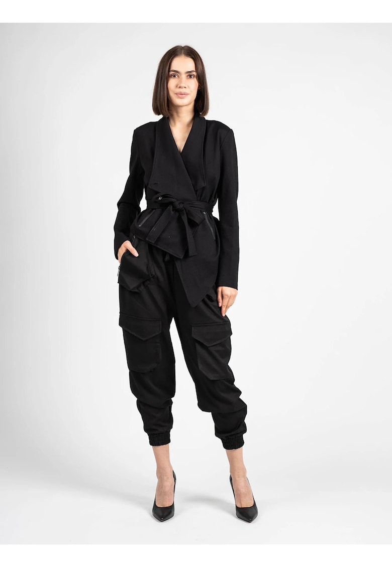 La Haine Inside Us Pantaloni Conici Cu Buzunare -
