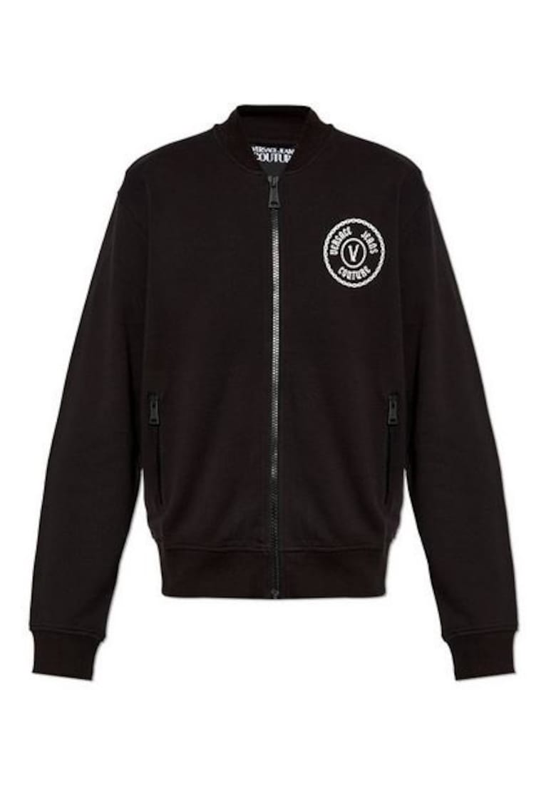Versace Jeans Hanorac negru - bumbac - Negru