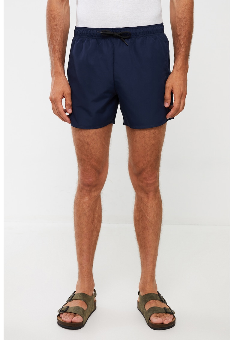 Pantaloni scurti uni cu talie elastica