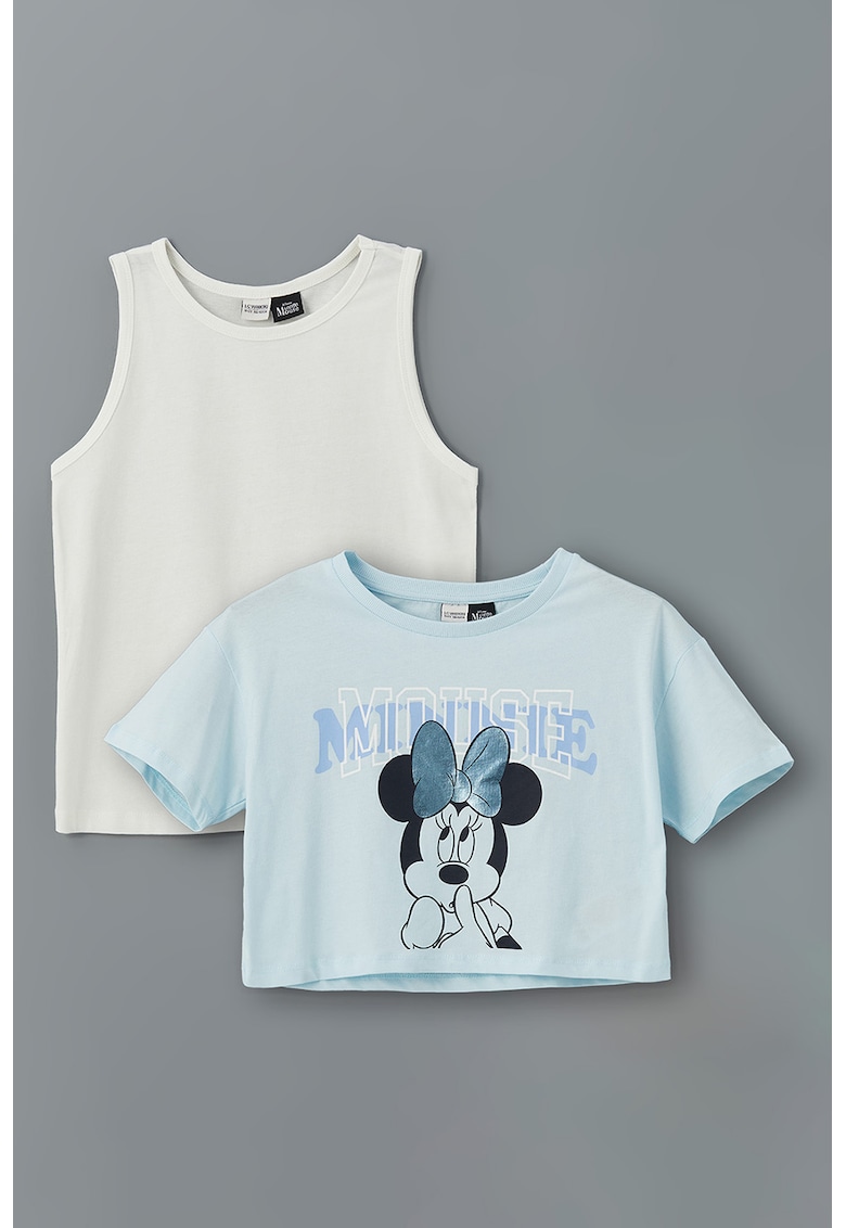 Set de top si tricou crop