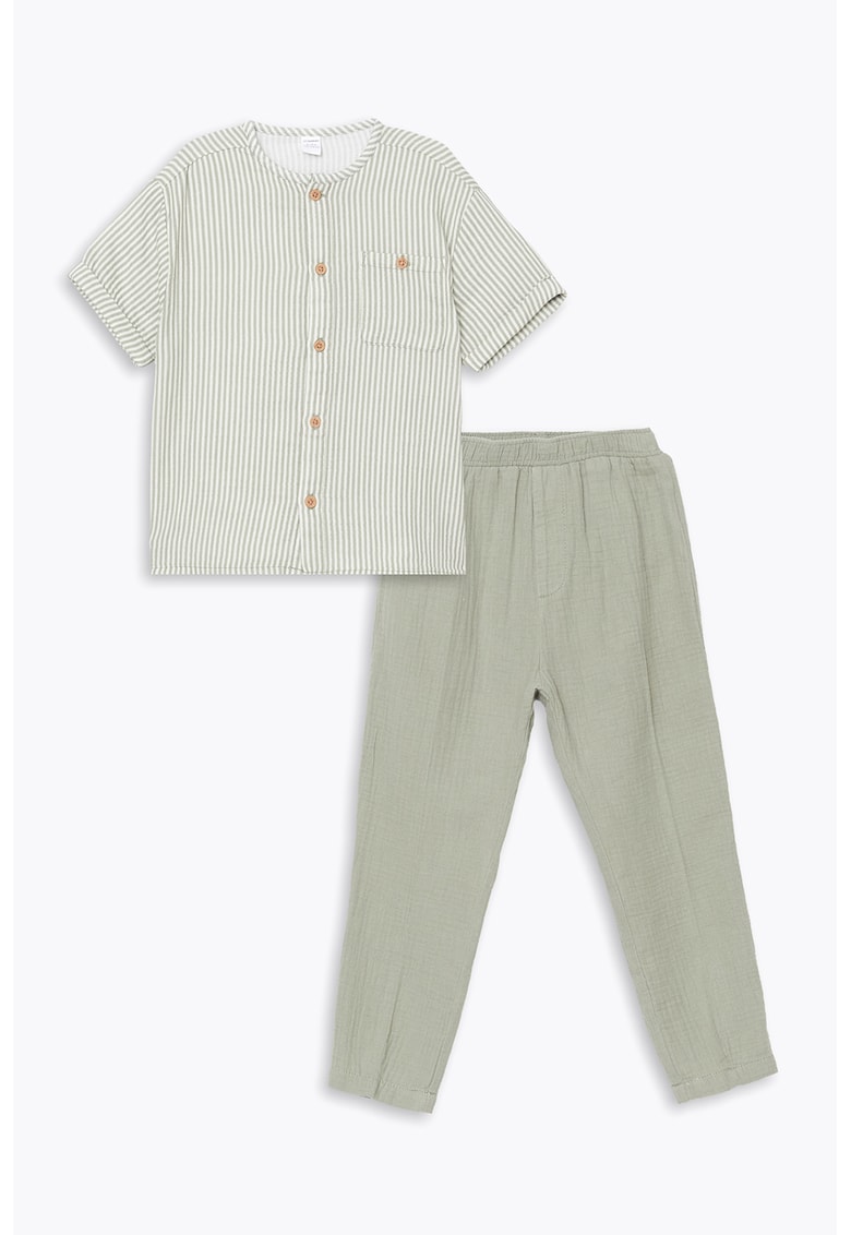 Set de camasa si pantaloni din bumbac