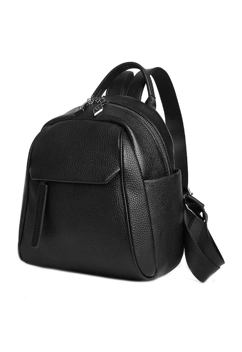 Rucsac din piele Harold - Negru