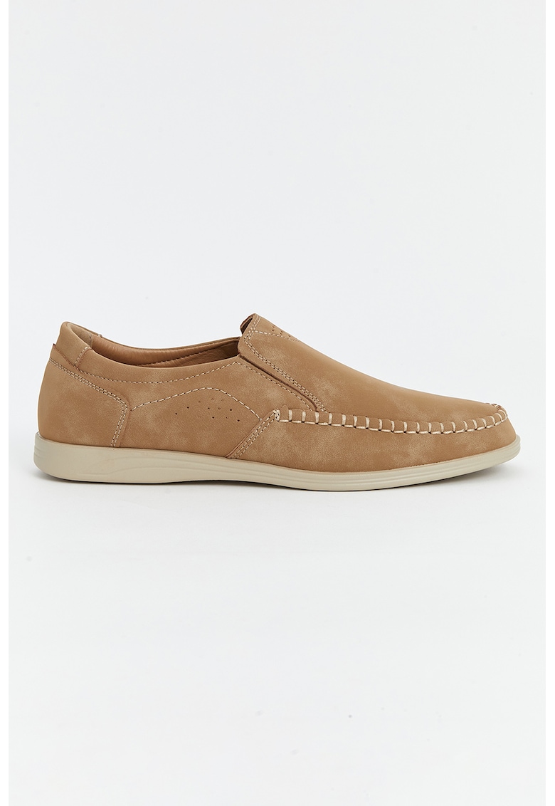 Pantofi loafer de piele ecologica
