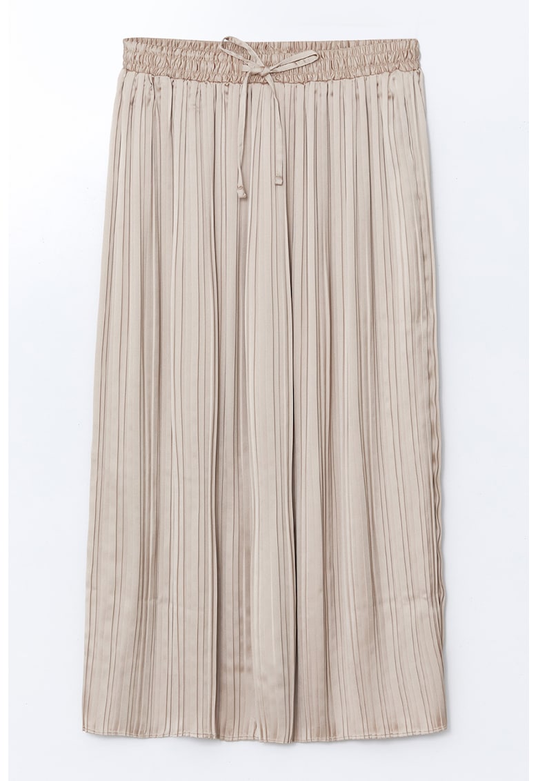 Fusta midi cu pliuri